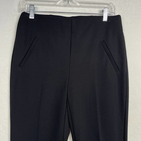 Chicos Fabulously Slimming Black Pants w Thick Elastic waistband 00 Short (SZ 2) - Picture 2 of 11